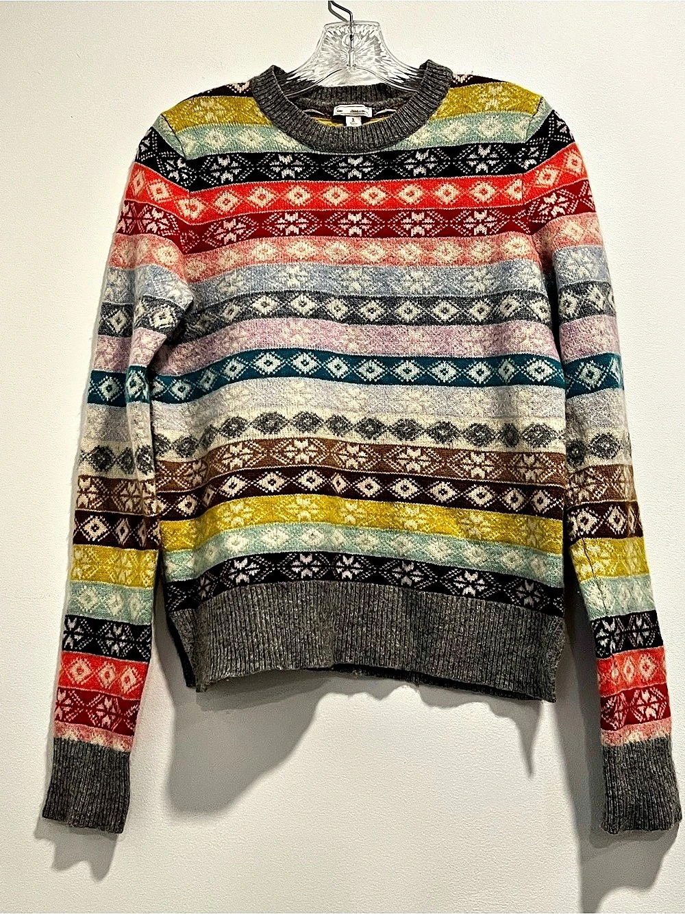 Gap Fair Isle Geometric Sweater Size Small Like New